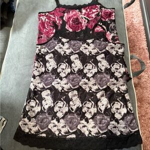 Floral Lace Women's Tanks